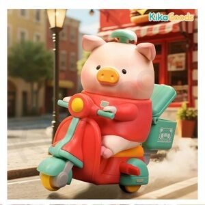 Authentic Lulu the piggy delivery scooter by toy zero+